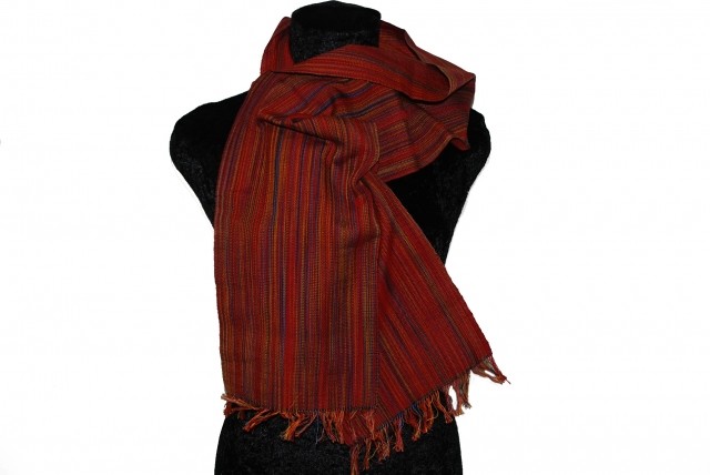Weefpakket sjaal 0031 berlin 4 schachten rood
